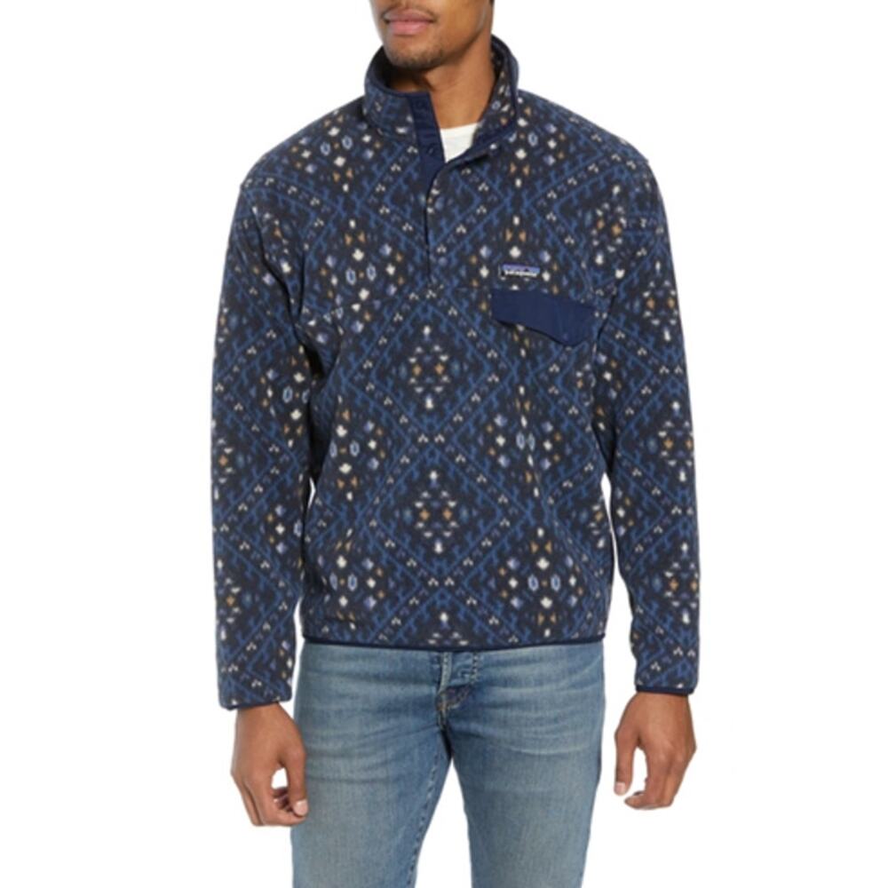 Patagonia Synchilla Snap-T Fleece Pullover Sweater Howl/Stone Blue XL